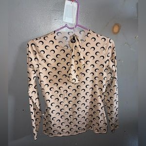 MARINE SERRE MOON FITTED TOP